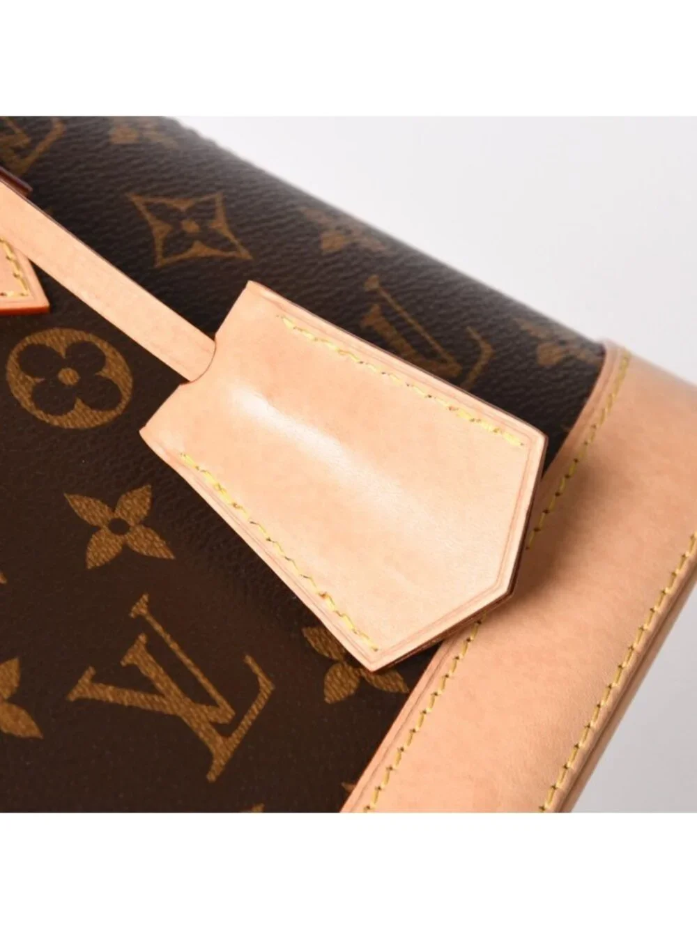Louis Vuitton Monogram Alma BB Handbag Shoulder Gold